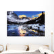 Mountains In The Winter Wall Mural
