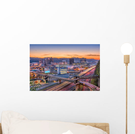 Charleston West Virginia USA Cityscape Wall Decal