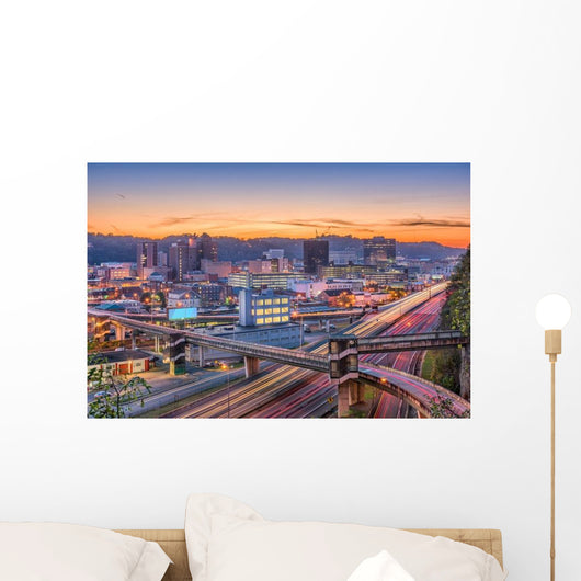 Charleston West Virginia USA Cityscape Wall Decal