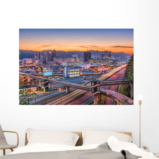 Charleston West Virginia USA Cityscape Wall Decal