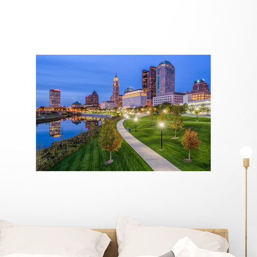 Columbus Ohio USA Park Night Wall Decal