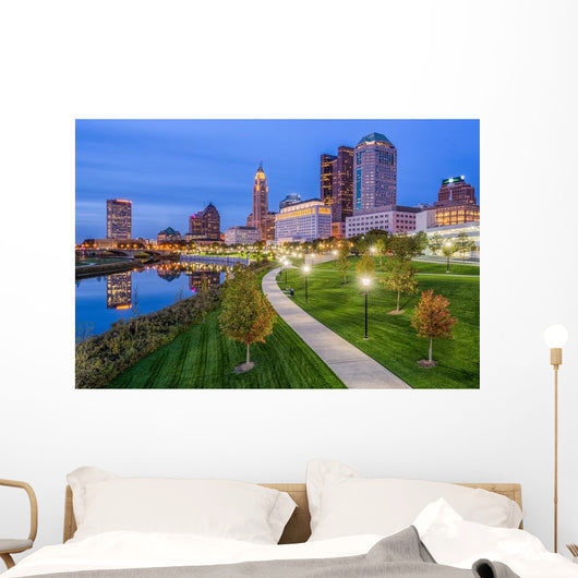 Columbus Ohio USA Park Night Wall Decal
