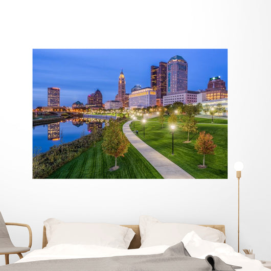 Columbus Ohio USA Park Night Wall Decal