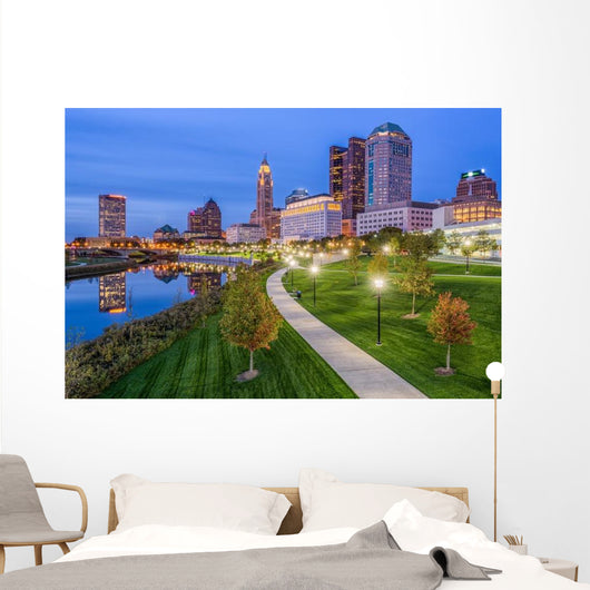 Columbus Ohio USA Park Night Wall Decal
