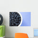 Bowl Of Blueberries Wall Mural