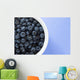 Bowl Of Blueberries Wall Mural