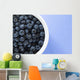 Bowl Of Blueberries Wall Mural