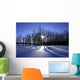 Winter Scene, Saint Bernard Pass, Swiss Alps, Switzerland Wall Mural