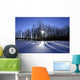 Winter Scene, Saint Bernard Pass, Swiss Alps, Switzerland Wall Mural