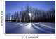 Winter Scene, Saint Bernard Pass, Swiss Alps, Switzerland Wall Mural