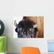 Bison In Winter Wall Mural