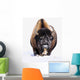 Bison In Winter Wall Mural