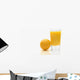 Orange And Orange Juice Wall Mural