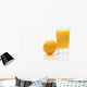Orange And Orange Juice Wall Mural