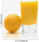 Orange And Orange Juice Wall Mural