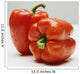 Red Peppers Wall Mural