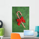 Candy Cane Wall Mural
