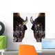 Bison In Winter Wall Mural