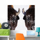 Bison In Winter Wall Mural