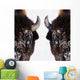 Bison In Winter Wall Mural