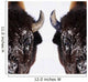 Bison In Winter Wall Mural