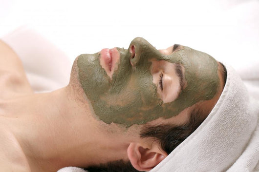 mud mask facial Wall Mural