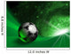 Futuristic Background With Soccer Ball Wall Mural