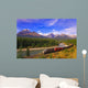 Train In Banff National Park Wall Mural