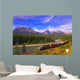 Train In Banff National Park Wall Mural