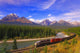 Train In Banff National Park Wall Mural