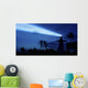 Lighthouse At Night Wall Mural