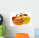 Collection Of Colorful Peppers Wall Mural