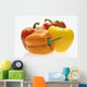 Collection Of Colorful Peppers Wall Mural