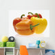 Collection Of Colorful Peppers Wall Mural