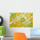 Citrus Slices Wall Mural