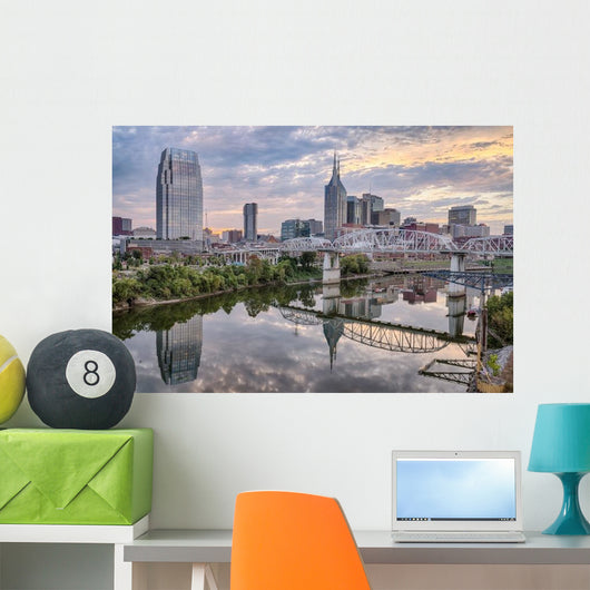 Nashville Tennessee Skyline Wall Decal