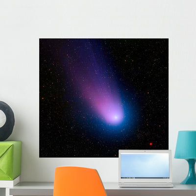 Celestial Objects Wall Mural shown on a wall