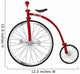 circus old bicycle Wall Decal