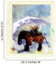 An Elephant Carrying Cargo Wall Mural