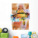 Fisherman With Fish Wall Mural