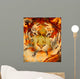 Tiger Illustration Wall Mural
