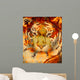 Tiger Illustration Wall Mural