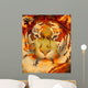 Tiger Illustration Wall Mural