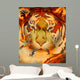 Tiger Illustration Wall Mural