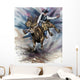 Bull Bucking His Rider Wall Mural
