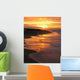 Sunset over Beach Wall Decal Design 2