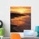 Sunset over Beach Wall Decal Design 2