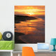 Sunset over Beach Wall Decal Design 2