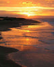 Sunset over Beach Wall Decal Design 2