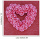 Heart-Shaped Floral Arrangement Wall Mural